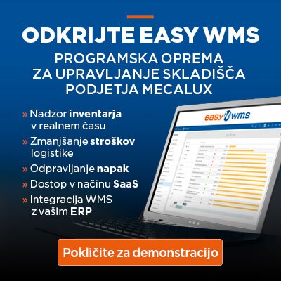 Programska oprema za upravljanje skladišča podjetja Mecalux