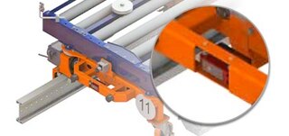 Fotoćelije zgotavljano varno razdaljo med vozički v vsakem trenutku Fotoćelije zgotavljano varno razdaljo med vozički v vsakem trenutku