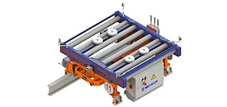 Talni vozički vključujejo 2 pogonski glavi in 2 kolesi