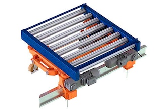 V talnem električnem enotirnem sistemu se vozički premikajo vzdolž tirnice, pritrjene na tla