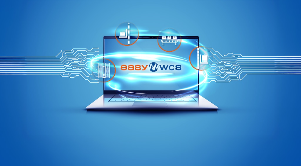 Sistem za nadzor skladišč Warehouse Control System (WCS) upravlja avtomatizirane sisteme in robotiko za izboljšanje pretoka blaga ter večjo učinkovitost